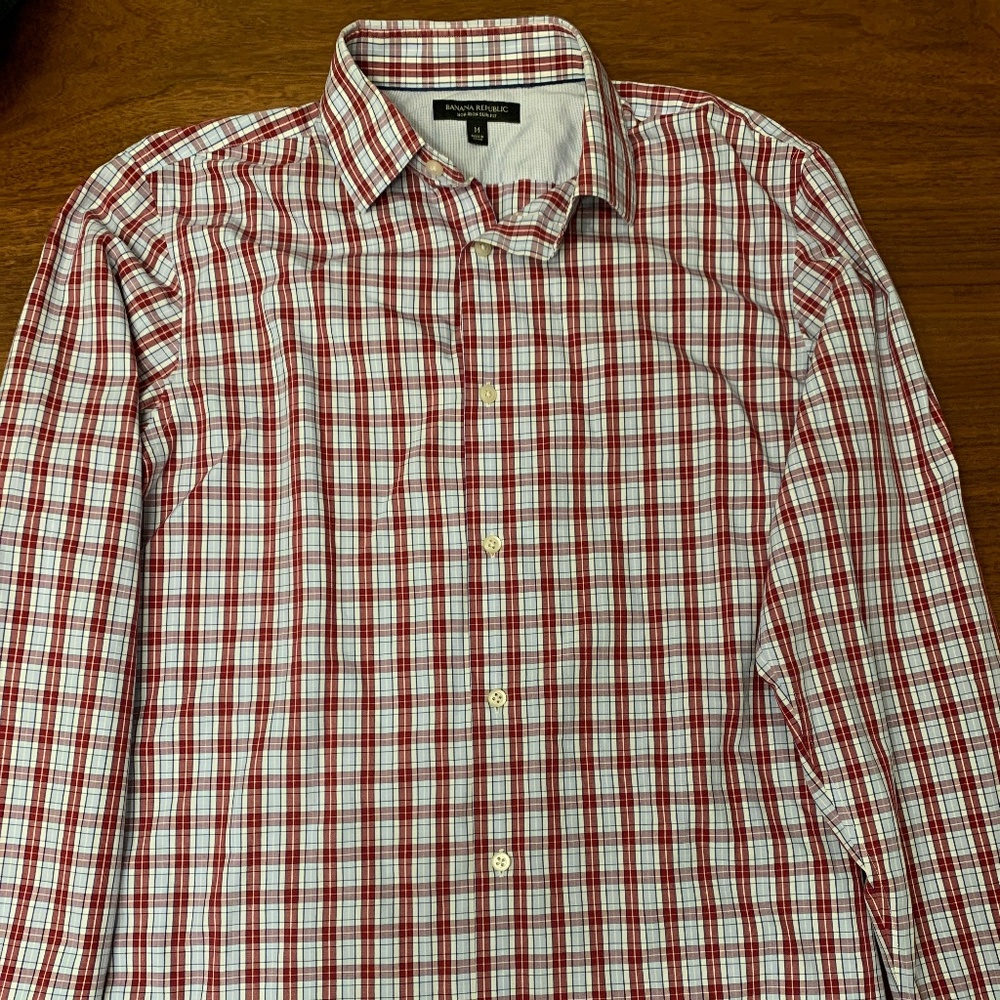 Banana Republic non-iron slim fit shirt